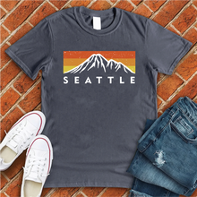 Load image into Gallery viewer, Seattle Mountain Sunset Tee