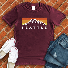 Load image into Gallery viewer, Seattle Mountain Sunset Tee