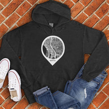Load image into Gallery viewer, Seattle Map Hoodie