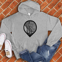 Load image into Gallery viewer, Seattle Map Hoodie