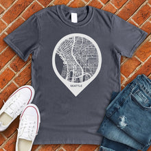 Load image into Gallery viewer, Seattle Map Tee