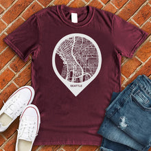 Load image into Gallery viewer, Seattle Map Tee