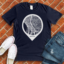 Load image into Gallery viewer, Seattle Map Tee
