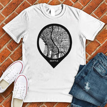 Load image into Gallery viewer, Seattle Map Tee
