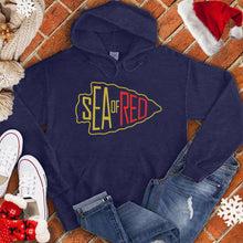 Load image into Gallery viewer, Kansas Sea of Red Hoodie