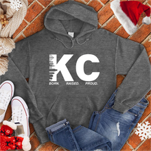 Load image into Gallery viewer, KC Born Raised Proud Winter Hoodie