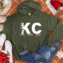 Load image into Gallery viewer, KC Born Raised Proud Winter Hoodie