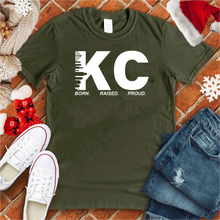 Load image into Gallery viewer, KC Born Raised Proud Winter Tee