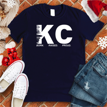 Load image into Gallery viewer, KC Born Raised Proud Winter Tee