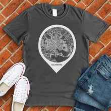 Load image into Gallery viewer, Baltimore Map Tee