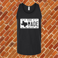 Load image into Gallery viewer, Texas License Plate Unisex Tank Top