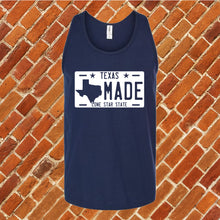 Load image into Gallery viewer, Texas License Plate Unisex Tank Top