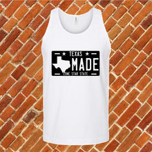 Load image into Gallery viewer, Texas License Plate Unisex Tank Top