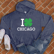 Load image into Gallery viewer, I Love Chicago Clover Hoodie