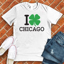 Load image into Gallery viewer, I Love Chicago Clover Tee