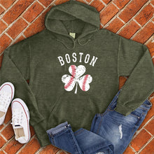 Load image into Gallery viewer, Boston Clover Baseball Hoodie