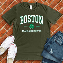 Load image into Gallery viewer, Boston Mass Clover Tee
