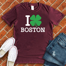 Load image into Gallery viewer, I Love Boston Clover Tee