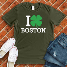Load image into Gallery viewer, I Love Boston Clover Tee