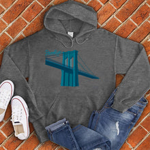Load image into Gallery viewer, Blue Brooklyn Bridge Hoodie