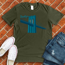 Load image into Gallery viewer, Blue Brooklyn Bridge Tee