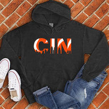 Load image into Gallery viewer, Cincinnati Tiger Stripes Skyline Hoodie