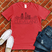Load image into Gallery viewer, Cleveland Simplistic Skyline Tee