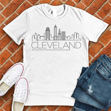 Load image into Gallery viewer, Cleveland Simplistic Skyline Tee