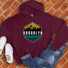 Load image into Gallery viewer, Brooklyn Sunset Hexagon Hoodie