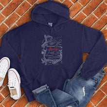 Load image into Gallery viewer, Vintage Brooklyn New York Map hoodie