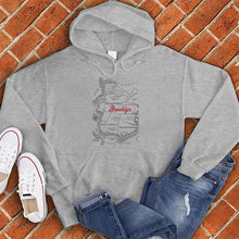 Load image into Gallery viewer, Vintage Brooklyn New York Map hoodie