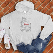 Load image into Gallery viewer, Vintage Brooklyn New York Map hoodie