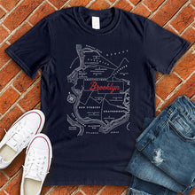 Load image into Gallery viewer, Vintage Brooklyn New York Map Tee