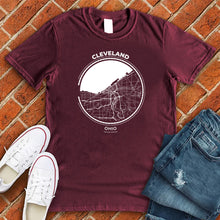 Load image into Gallery viewer, Map of Cleveland Tee