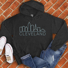 Load image into Gallery viewer, Cleveland Skyline Shadow Hoodie