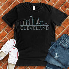 Load image into Gallery viewer, Cleveland Skyline Shadow Tee