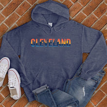 Load image into Gallery viewer, Cleveland Word Skyline Hoodie