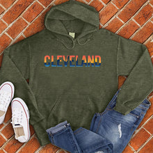 Load image into Gallery viewer, Cleveland Word Skyline Hoodie
