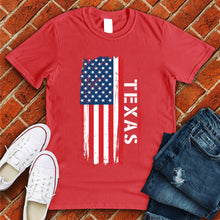 Load image into Gallery viewer, Texas Flag Varsity Type Tee