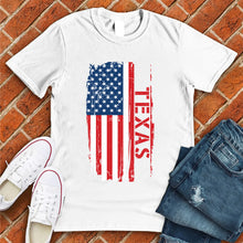 Load image into Gallery viewer, Texas Flag Varsity Type Tee