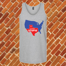 Load image into Gallery viewer, Texas I'm With Stupid Unisex Tank Top
