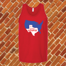 Load image into Gallery viewer, Texas I'm With Stupid Unisex Tank Top