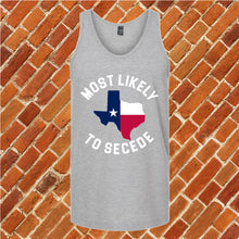Load image into Gallery viewer, Most Likely To Secede Unisex Tank Top