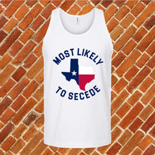 Load image into Gallery viewer, Most Likely To Secede Unisex Tank Top