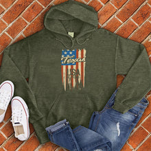 Load image into Gallery viewer, Texas USA Be Proud Flag Hoodie