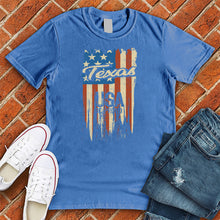 Load image into Gallery viewer, Texas USA Be Proud Flag Tee