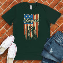 Load image into Gallery viewer, Texas USA Be Proud Flag Tee