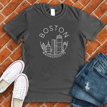 Load image into Gallery viewer, Boston Mass City Smile Tee