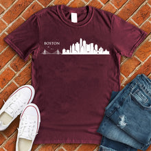 Load image into Gallery viewer, Skyline of Boston Tee