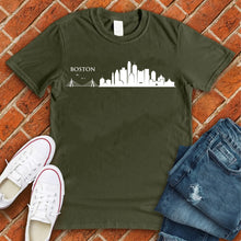 Load image into Gallery viewer, Skyline of Boston Tee